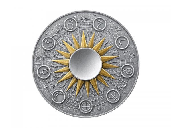 2025迦納太陽系銀幣2盎司