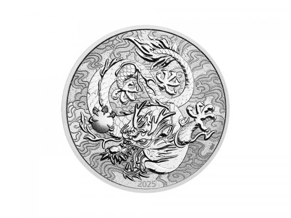 2025澳洲中國神話傳說 - 龍銀幣10盎司