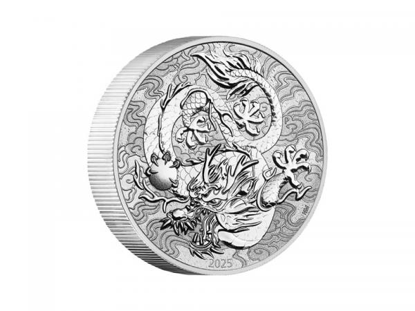2025澳洲中國神話傳說 - 龍銀幣10盎司