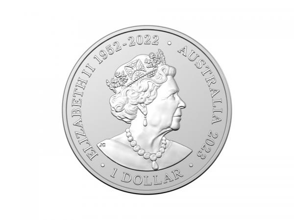 2023澳洲皇家南極領地 - 座頭鯨銀幣1盎司