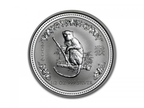 2004澳洲生肖猴年銀幣0.5盎司（系列I）