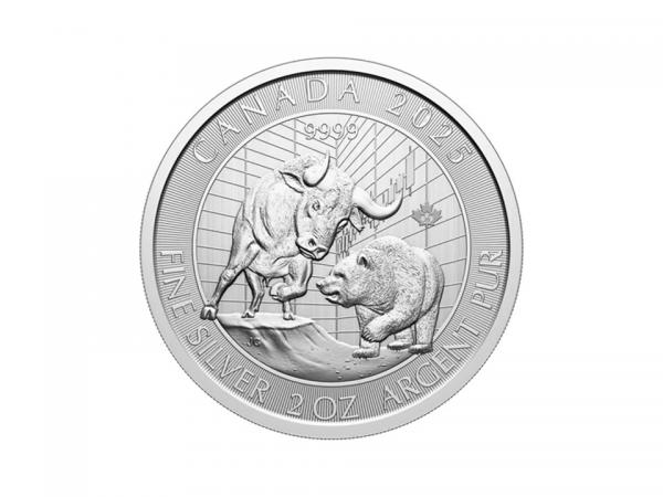 2025加拿大牛熊銀幣2盎司