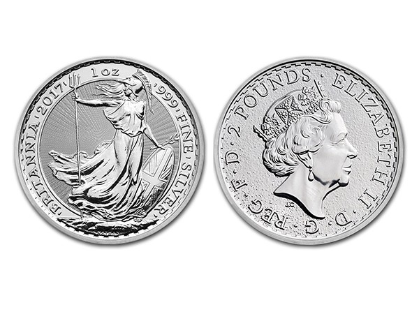 2017英國大不列顛銀幣1盎司