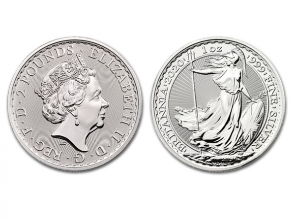 2020英國大不列顛銀幣1盎司