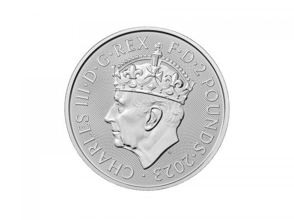 2023英國查理三世國王陛下加冕禮銀幣1盎司