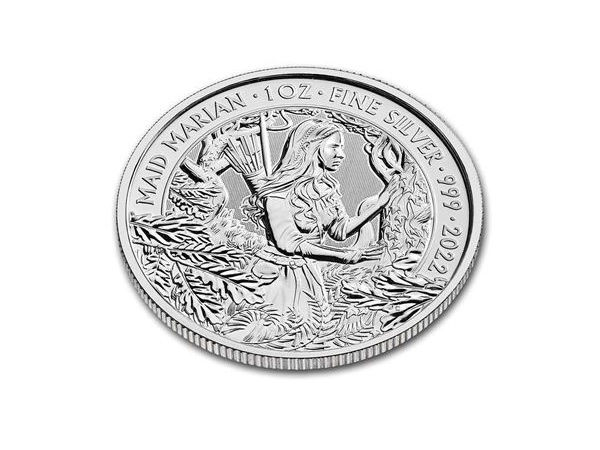 2022英國傳說系列瑪麗安銀幣1盎司