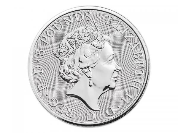 2021英都鐸獸格雷伊獵犬銀幣2盎司