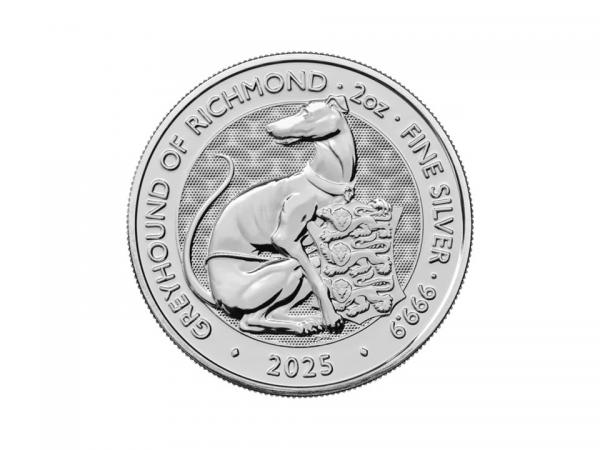 2025英都鐸獸格雷伊獵犬銀幣2盎司