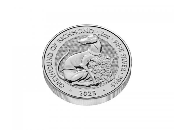 2025英都鐸獸格雷伊獵犬銀幣2盎司