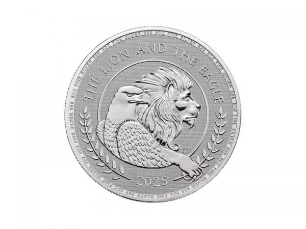2025英國皇家英國獅與美國鷹銀幣5盎司
