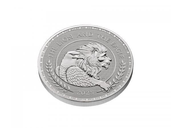 2025英國皇家英國獅與美國鷹銀幣5盎司