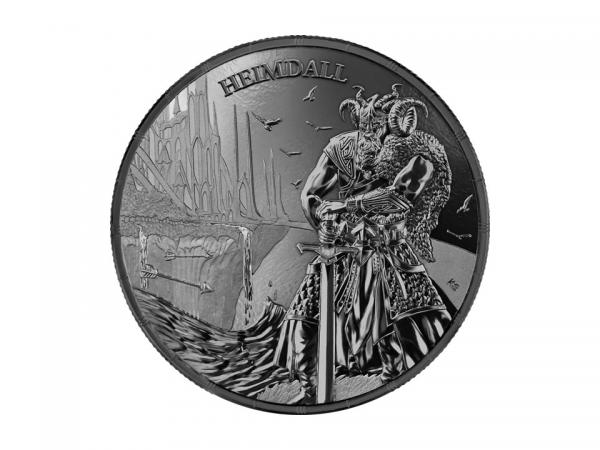 2025諸神黃昏 - 海姆達爾黑銀幣1盎司