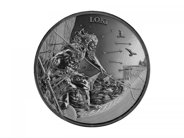2025諸神黃昏 - 洛基黑銀幣1盎司