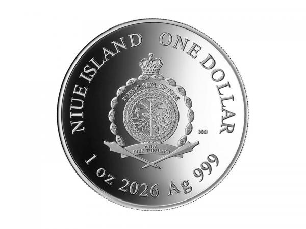 2026紐埃伊麗莎白二世百年誕辰紀念銀幣1盎司