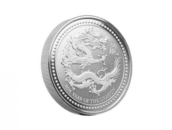 2024薩摩亞龍年銀幣2盎司