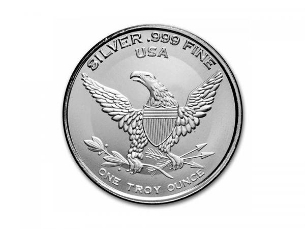 霸王龍銀章1盎司