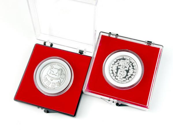 感恩招財銀幣3.5錢(附保護殼&展示盒)