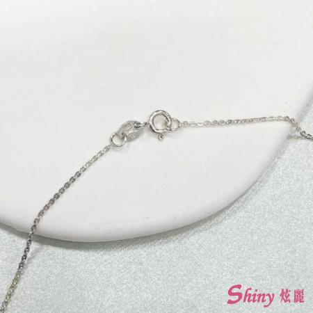 925純銀十字項鍊 40cm