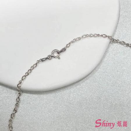 925純銀跳舞項鍊 44cm
