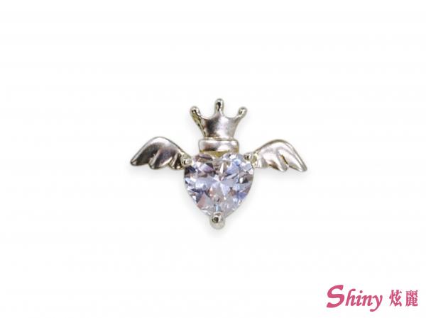 925純銀墜子-天使翅膀