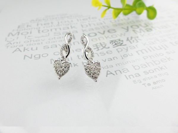925純銀耳環-愛妳的心NO5
