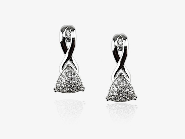 925純銀耳環-微心愛戀NO1