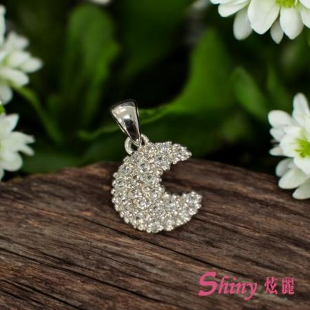 S925月光銀墜