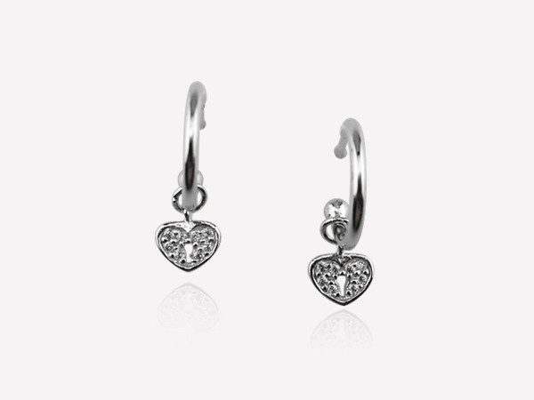 925純銀耳環-簡約造型