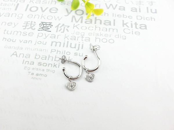 925純銀耳環-簡約造型