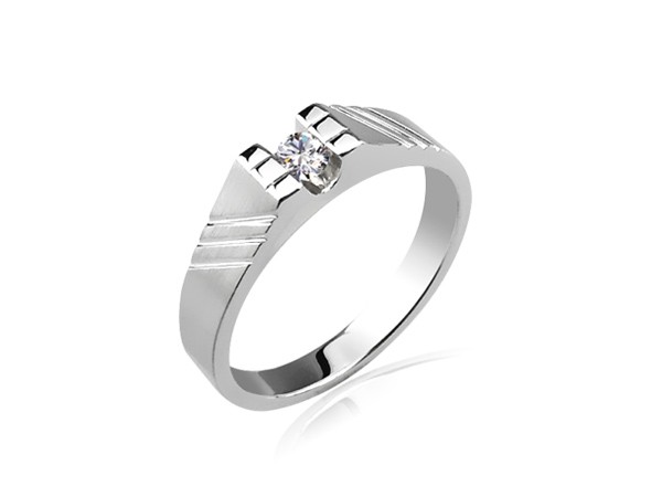 十分美鑽  0.1ct  女戒(八心八箭)