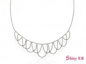 14K白K金經典小公主套鍊 0.65錢 40CM