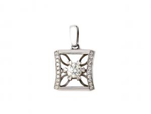 白金鑽石墜子 0.28ct/1p 0.10ct/20p