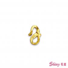 黃金S扣配件 0.09錢 8.7mm