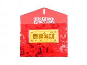 黃金紅包袋-恭喜發財 1克