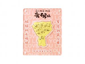 黃金擺件-母親節花束 0.3克