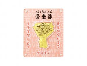 黃金擺件-愛老婆花束 0.3克