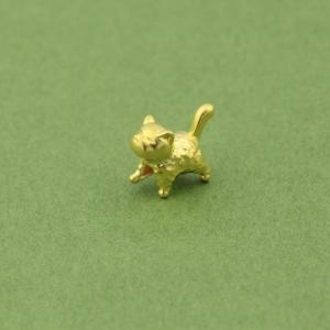 6D黃金傲嬌貓串飾0.10錢