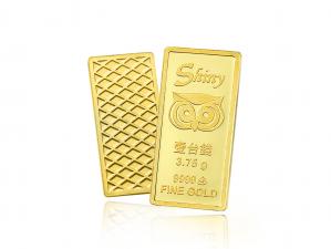 炫麗咕咕招財金條1錢