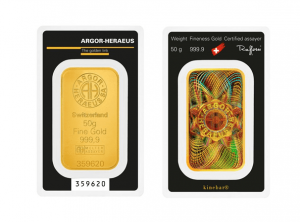 Heraeus賀利氏金條50克幻彩版