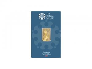 英國大不列顛女神金條5克 - 檢驗卡版