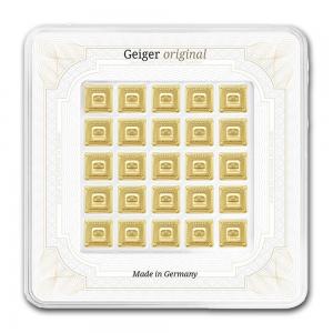 德國Geiger Edelmetalle金條25克(1克X25片)