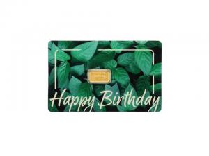 德國C.HAFNER哈夫納生日快樂金條1克