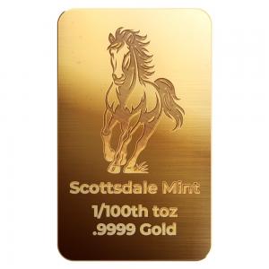 2026Scottsdale馬年金條0.01盎司