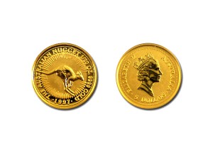 1997澳洲袋鼠金幣0.05盎司
