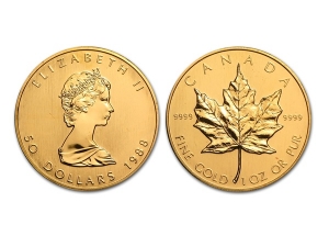 1988加拿大楓葉金幣1盎司