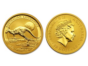 2015澳洲袋鼠金幣0.5盎司