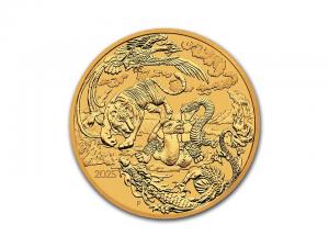 2025澳洲中國神話傳說 - 四神獸金幣1盎司
