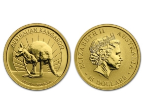 2011澳洲袋鼠金幣0.1盎司