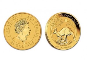 2019澳洲袋鼠金幣0.25盎司