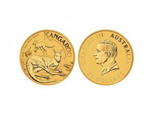 2025澳洲袋鼠金幣0.25盎司